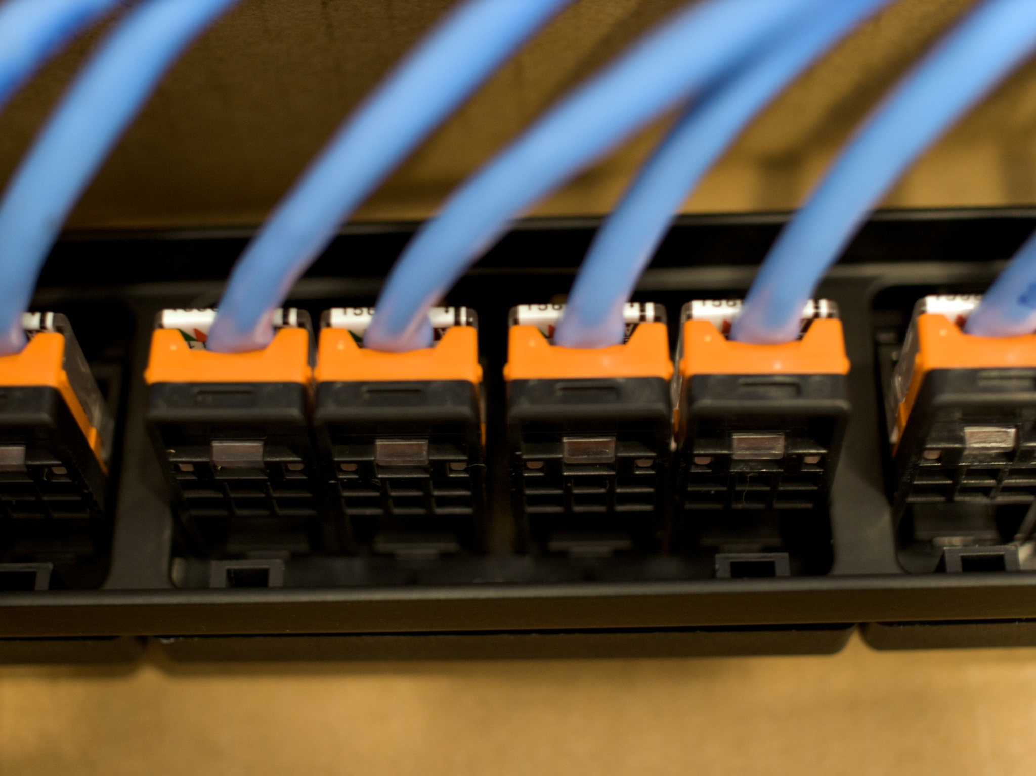 IP電話用ネットワーク配線パッチパネル