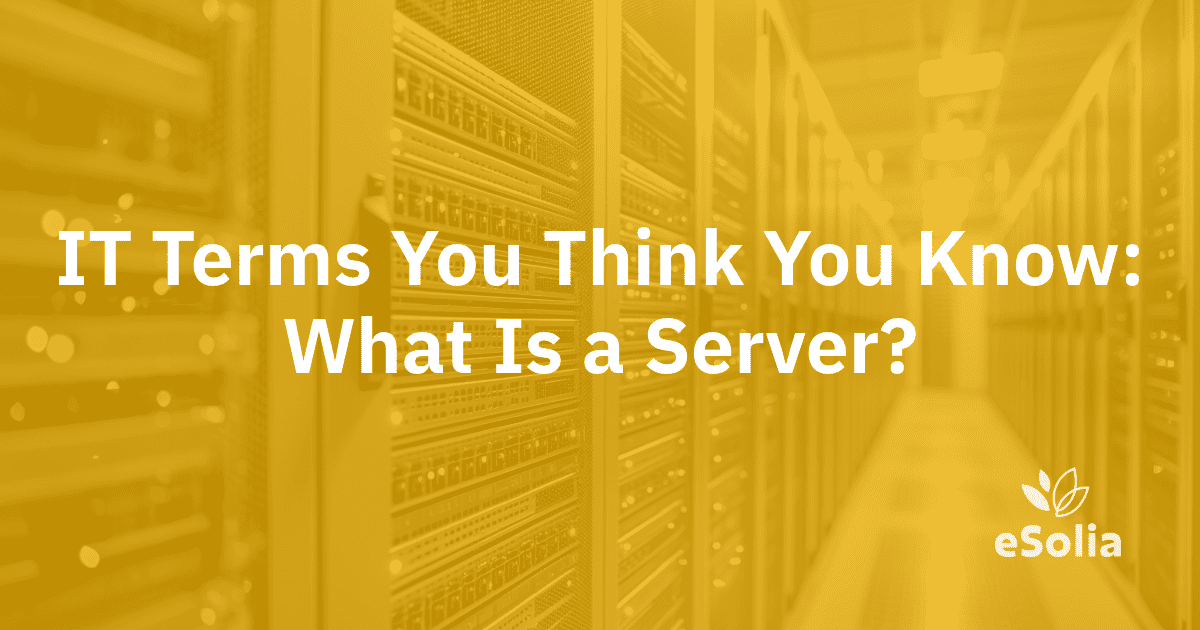IT Terms You Think You Know: What Is a Server?