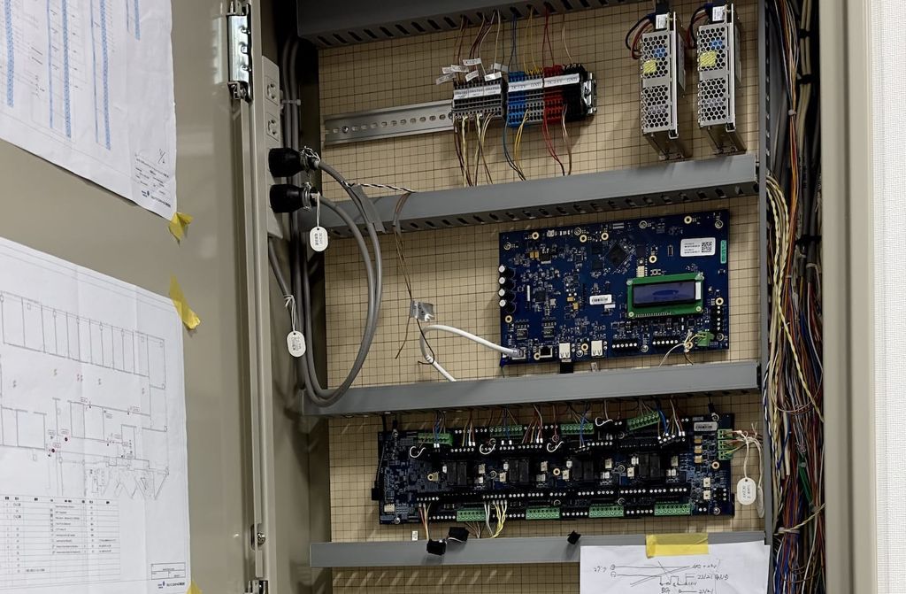 Physical security monitoring setup